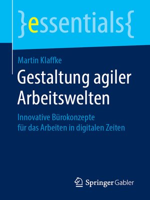 cover image of Gestaltung agiler Arbeitswelten